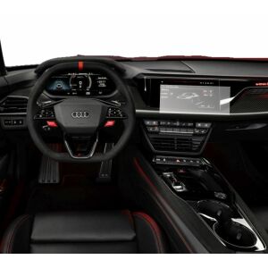 Folie de protecție mată Duragon instalată pe ecranul de navigație Audi e-tron GT 2024+ - Electronica auto