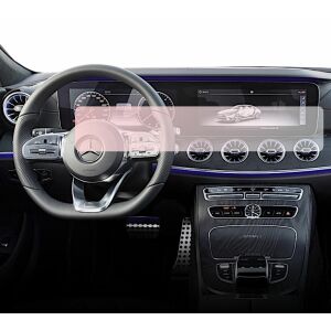 Folia ochronna na ekran nawigacji Duragon Mercedes Benz CLS Class C257 2018-2021 zainstalowana - Pojazd i części