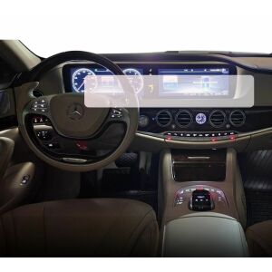 Folia ochronna Duragon zainstalowana na ekranie nawigacji Mercedes Benz S-class (W222) - Pojazd i części