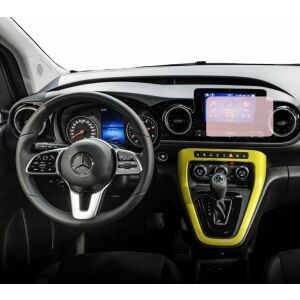 Duragon Mercedes Benz T-Class 2022+ navigációs képernyővédő a kocsiba szerelve - Fejegység kiegészítő