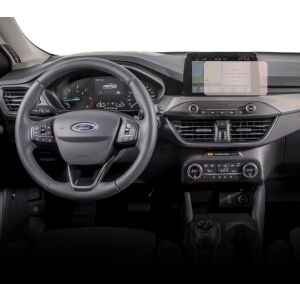 Folie de protecție mată Duragon instalată pe ecranul de navigație Ford Focus 2018-2021 - Accesorii electronice auto
