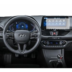 Folie de protecție pentru ecranul de navigație Duragon Hyundai i30 2024+ instalată pe bord - Accesorii electronice auto