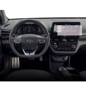 Folie de protecție Duragon instalată pe ecranul de navigație Hyundai Ioniq 2019-2022 - Accesorii electronice auto