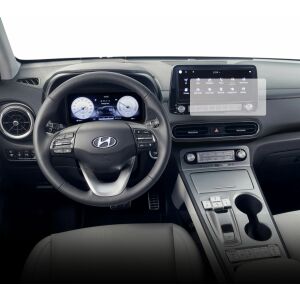 Duragon Hyundai Kona Electric 2020-2021 folia ochronna na ekran nawigacji zainstalowana - Radio samochodowe