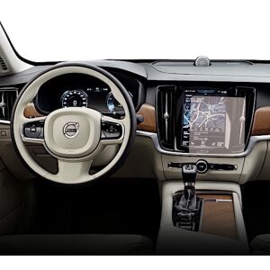 Folie de protecție Duragon pentru ecranul de navigație Volvo S90 2016-2019 instalată în mașină - Accesorii electronice auto