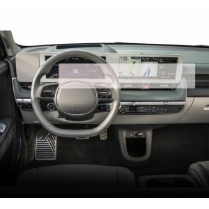 Tablou de bord Hyundai Ioniq 5 2021+ cu protecție ecran navigație Duragon instalată - Accesorii electronice auto