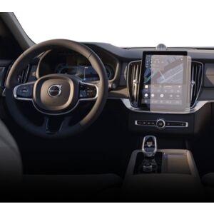 Folia ochronna na ekran nawigacji Duragon Volvo XC90 2024+ zainstalowana w samochodzie - Radio samochodowe
