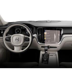 Folie de protecție pentru ecranul de navigație Duragon Volvo S60 2018+ instalată pe bord - Electronica auto