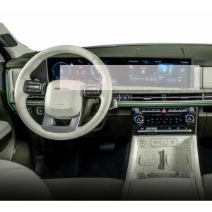 Folie de protecție pentru ecranul de navigare Duragon Hyundai Santa Fe 2023+ instalată pe bord - Accesorii electronice auto