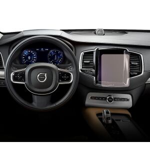 Folie de protecție mată Duragon instalată pe ecranul de navigație Volvo XC90 2014-2019 - Accesorii electronice auto