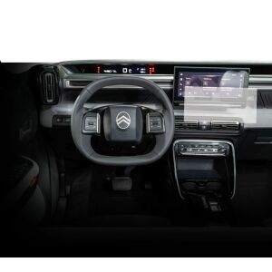 Folie de protecție ecran navigație Duragon Citroen C3 Aircross 2024+ instalată - Accesorii electronice auto