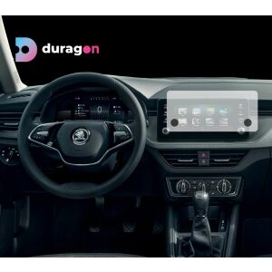 Duragon navigációs képernyővédő fólia Skoda Scala 2023+-hoz az autó műszerfalán - Autóelektronika
