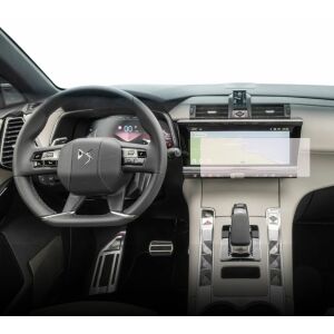 Folie de protecție Duragon instalată pe ecranul de navigație DS Automobiles DS 7 2022+ - Accesorii electronice auto