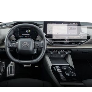 Folie de protecție mată Duragon instalată pe ecranul de navigație Citroen C5 X 2021+ - Electronica auto