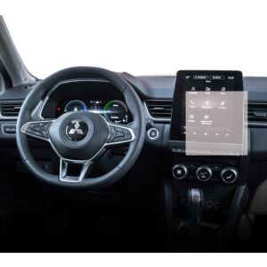 Folia ochronna na ekran nawigacji Duragon Mitsubishi ASX 2023+ zamontowana w samochodzie - Pojazd i części