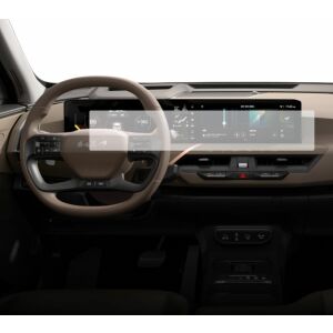 Duragon Kia EV5 2023+ Navigationsschutzfolie auf Armaturenbrett installiert - Kfz-Elektronik