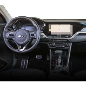 Folia ochronna na ekran nawigacji Duragon zainstalowana na desce rozdzielczej Kia Niro 2019-2024+ - Radio samochodowe