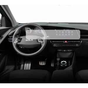 Folie de protecție ecran navigație Duragon Kia Niro 2024+ instalată pe bord - Accesorii electronice auto