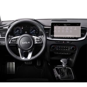 Folie de protecție pentru ecranul de navigare Duragon Kia Proceed 2018-2024 instalată în mașină - Electronica auto