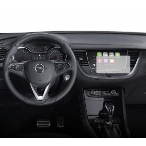 Folie de protecție Duragon pentru ecranul de navigație Opel Grandland X 2017-2021, instalată pe bord - Accesorii electronice auto