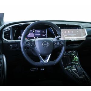 Folie de protecție mată Duragon instalată pe ecranul de navigație Opel Grandland 2021-2024 - Electronica auto