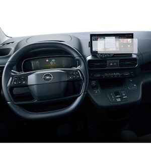 Folie de protecție mată Duragon pentru sistemul de navigație Opel Vivaro 2024+ instalată - Accesorii electronice auto