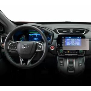Folia ochronna na ekran nawigacji Duragon zainstalowana w Honda CR-V 2019-2022 - Radio samochodowe