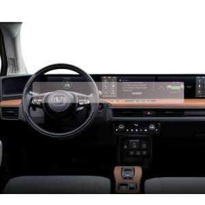 Duragon Navigationsbildschirmschutzfolie im Honda e 2020+ Armaturenbrett installiert - Kfz-Elektronik