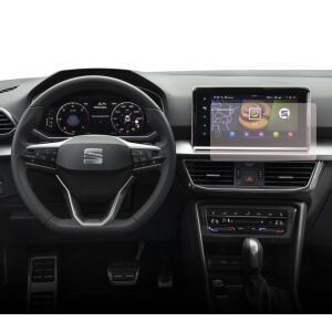 Folie de protecție Duragon Seat Tarraco 2018+ pentru ecranul de navigație instalată în mașină - Accesorii electronice auto