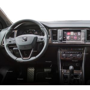 Duragon képernyővédő fólia Seat Ateca 2016-2020 navigációs rendszerre telepítve - Fejegység kiegészítő