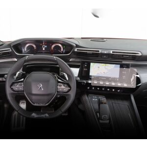 Folie de protecție Duragon pentru ecranul de navigație Peugeot 508 (2018-2023) instalată pe bord - Accesorii electronice auto