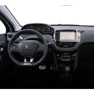 Folie de protecție Duragon pentru ecranul de navigație instalată pe bordul Peugeot 2008 (2016-2019) - Accesorii electronice auto