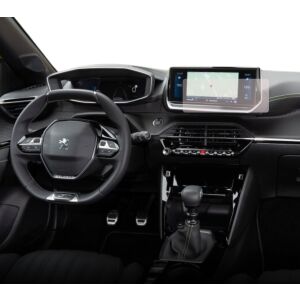 Folie de protecție Duragon Peugeot 208 pentru ecranul de navigație instalată în mașină - Electronica auto