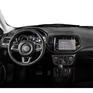 Duragon Navigációs képernyővédő fólia Jeep Compass 2016-2019 autóhoz, a műszerfalra felszerelve - Fejegység kiegészítő