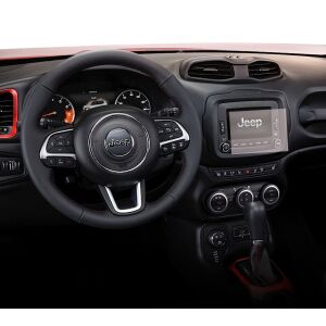Duragon Navigációs képernyővédő fólia Jeep Renegade 2014-2018 autóhoz felszerelve - Fejegység kiegészítő
