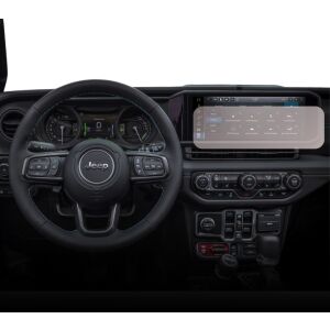 Folie de protecție Duragon pentru ecranul de navigație Jeep Wrangler Rubicon 392 2023+ instalată - Accesorii electronice auto
