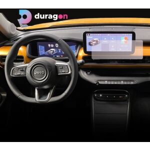 Folie de protectie Duragon instalata pe ecranul de navigatie Jeep Avenger 2022+ - Accesorii electronice auto