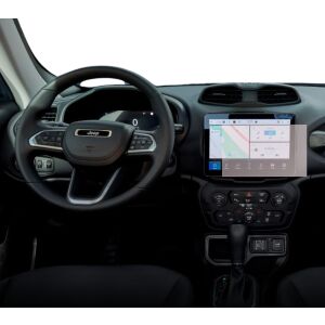 Ecran de navigare Jeep Renegade 2024+ cu folie de protecție Duragon instalată. - Electronica auto
