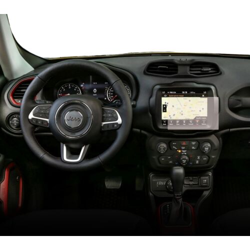 Duragon matt képernyővédő fólia Jeep Renegade 2018-2022 navigációs képernyőre szerelve