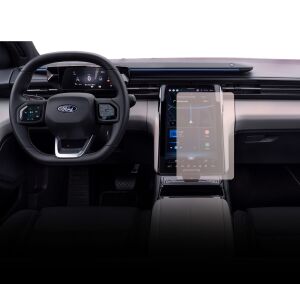 Folie de protecție Duragon pentru ecranul de navigație Ford Explorer Electric 2023+ instalată pe bord - Accesorii electronice auto