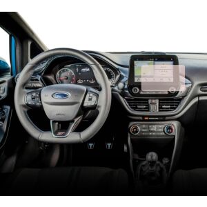Folie de protecție Duragon pentru ecranul de navigație Ford Fiesta ST 2018+ instalată în mașină - Accesorii electronice auto