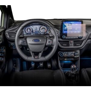 Folie de protecție Duragon pentru ecranul de navigație instalată pe bordul Ford Puma ST 2020+ - Accesorii electronice auto