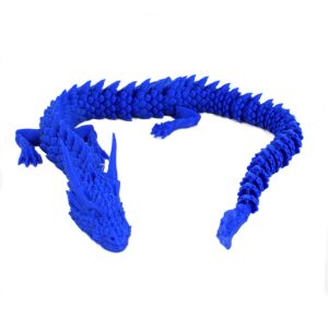 Фигурка Сани, Дракон в спираловидно яйце 90 x 120 mm, Сребро, Син 124912350 - Фигура