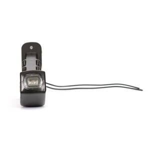LAMPA GABARIT LED CU BRAT 238P W48, 12V-24V, POZITIE ALB / ROSU / PORTOCALIU DREAPTA WAS lampă de marcare laterală, neagră, LED, 12V-24V, albă, roșie, portocalie, dreapta - Lumini auto