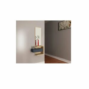 Set de Mobilier pentru Hol Olivia cu Oglinzi, design modern, montaj pe perete, cu sertar, pentru hol, antreu sau living - Seturi mobilier de hol