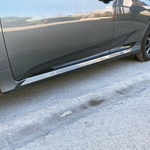 Set 4 bandouri pentru protectie usi, negru lucios, Civic Design 124914444 - Protecții pentru marginile ușilor auto