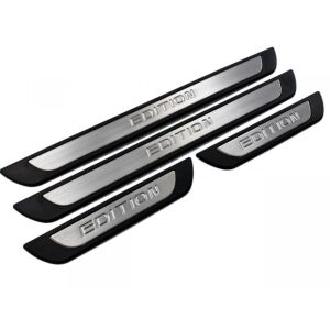 Set 4 protectii praguri din aluminiu compatibil cu HYUNDAI TUCSON III 3 2015-2020, S-Dizayn EDITION Line 124916034 - Protecții pentru marginile ușilor auto