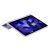 Tablettok iPad Air 7 (2025) 11 hüvelykes lila smart case, állvány nézet ceruzával