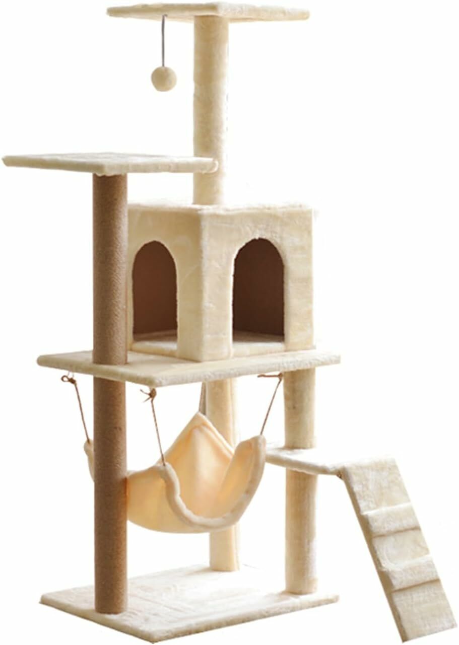 Pepita XXL Play 5 szintes macska Szórakoztató központ és Kaparófa - bézs