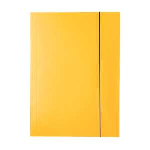 Esselte Economy A4 yellow elastic folder, 15mm spine - Esselte